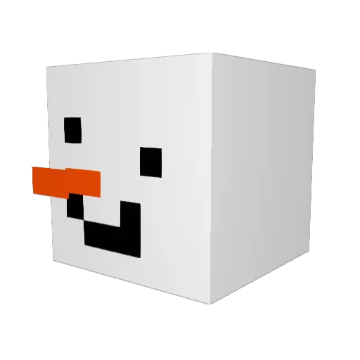lsoj Minecraft avatar head, 3D render