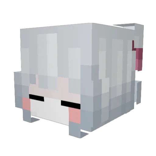 lspqaq Minecraft avatar head, 3D render