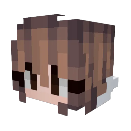 lsst5061919 Minecraft avatar head, 3D render