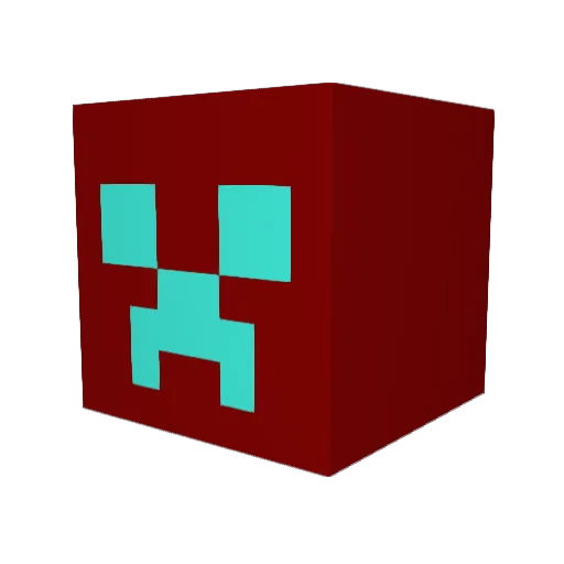 lstandre Minecraft avatar head, 3D render