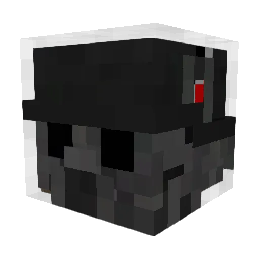 lstcrsd Minecraft avatar head, 3D render