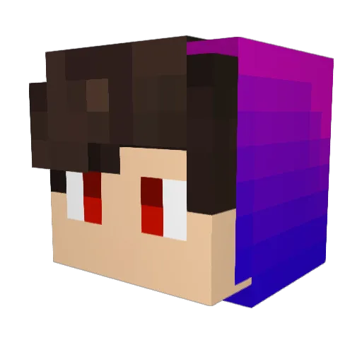 lstk10 Minecraft avatar head, 3D render