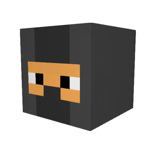 lt_hawkeye Minecraft avatar head, 3D render
