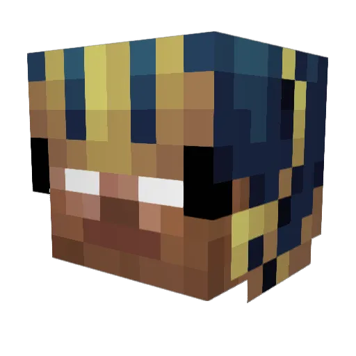ltd2000 Minecraft avatar head, 3D render