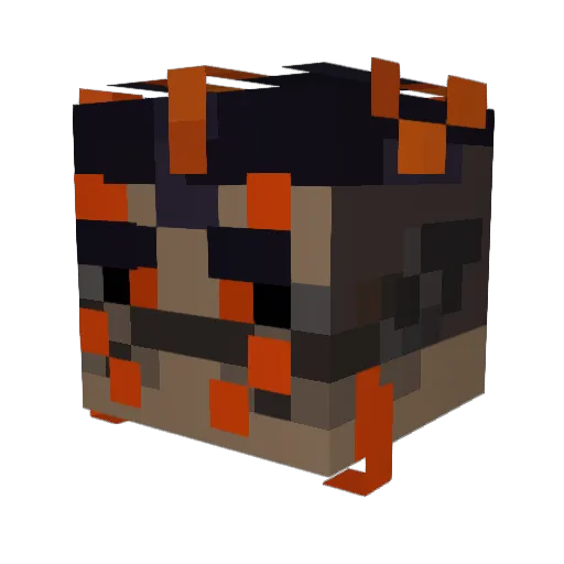 lthality Minecraft avatar head, 3D render