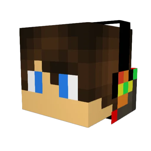 lthowes Minecraft avatar head, 3D render