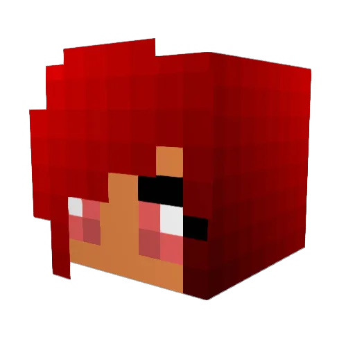 ltp00 Minecraft avatar head, 3D render
