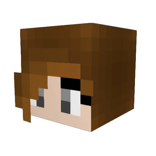 ltsChew Minecraft avatar head, 3D render