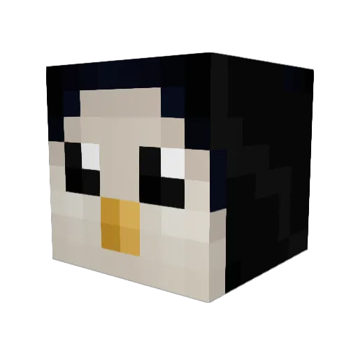 ltsKylie Minecraft avatar head, 3D render