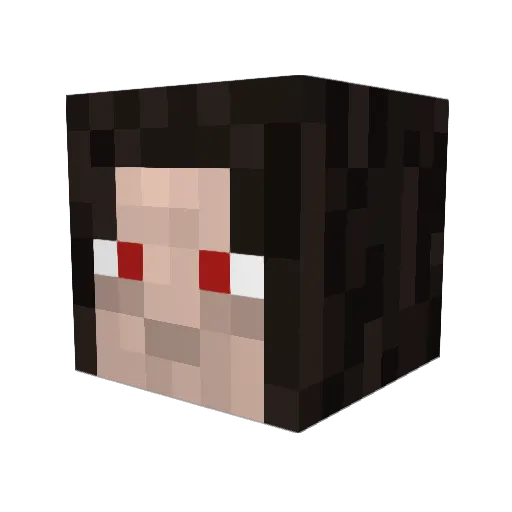 lts_A_Miracle Minecraft avatar head, 3D render