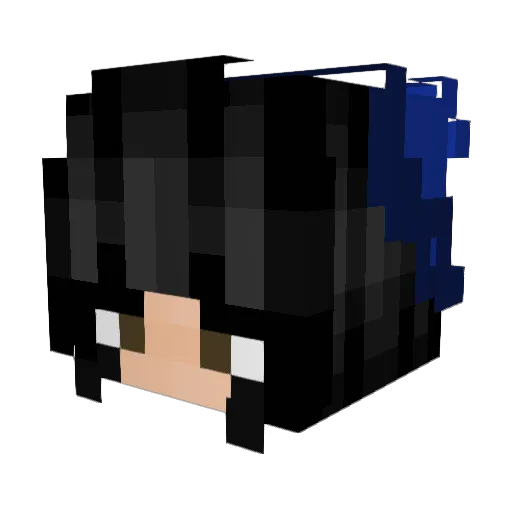 lts_bella Minecraft avatar head, 3D render