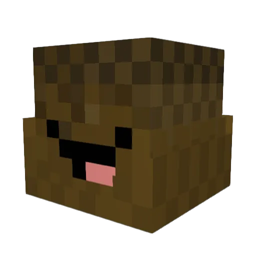 ltsirek Minecraft avatar head, 3D render