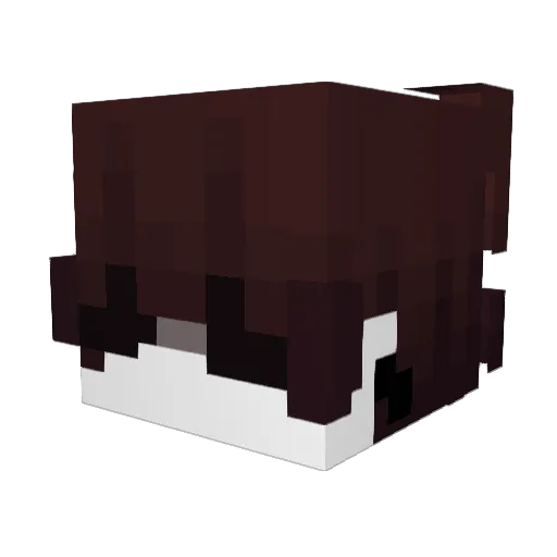 ltvf Minecraft avatar head, 3D render
