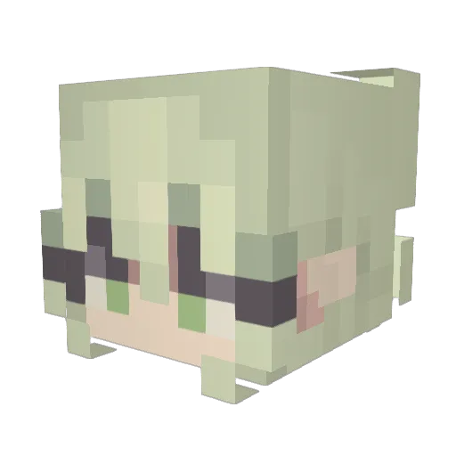 ltydeni Minecraft avatar head, 3D render