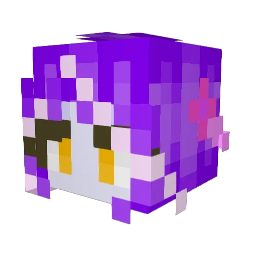 lua308 Minecraft avatar head, 3D render