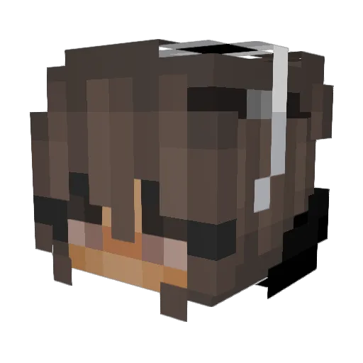 luap5 Minecraft avatar head, 3D render