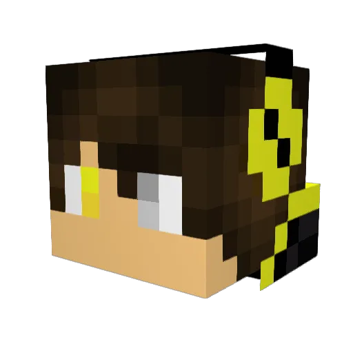 lubbe00 Minecraft avatar head, 3D render
