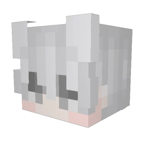 luc1f3rrr_ Minecraft avatar head, 3D render