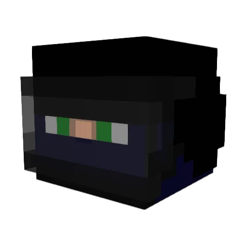 luc88888888 Minecraft avatar head, 3D render