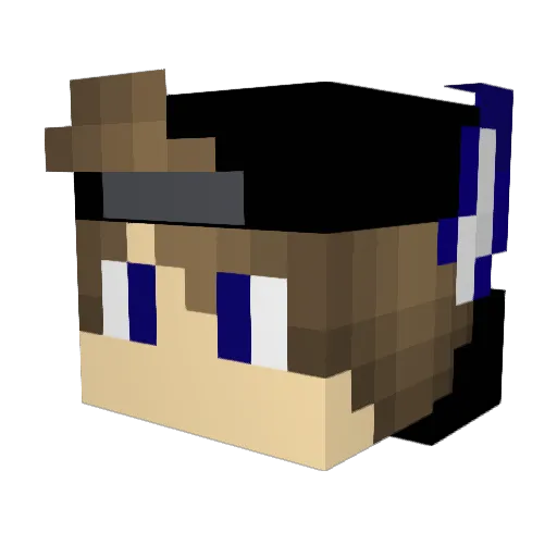 lucaboy1021 Minecraft avatar head, 3D render