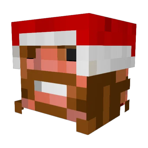 lucac0rp Minecraft avatar head, 3D render