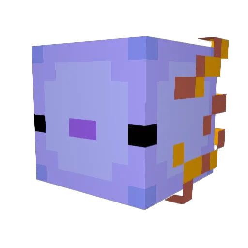 lucacrum Minecraft avatar head, 3D render
