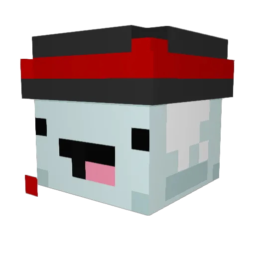 lucafsv Minecraft avatar head, 3D render