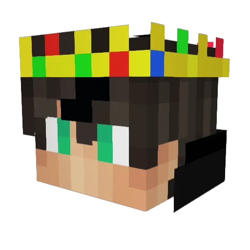 lucagaming7770 Minecraft avatar head, 3D render