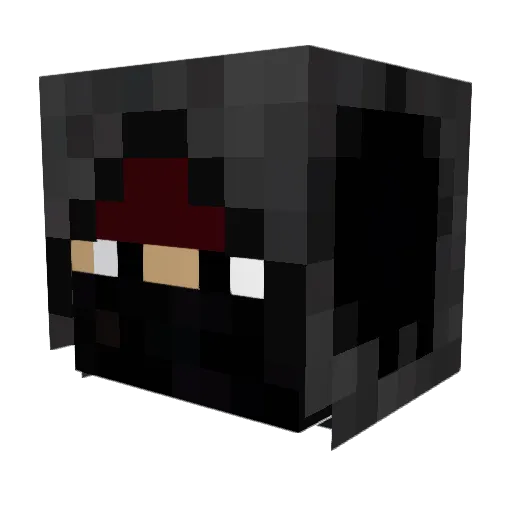 lucalengler Minecraft avatar head, 3D render