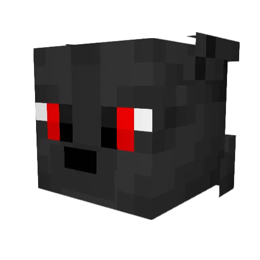 lucariobro18 Minecraft avatar head, 3D render