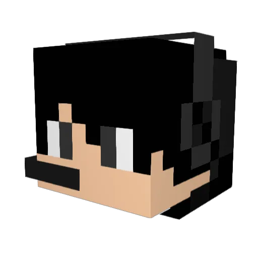 lucas080816 Minecraft avatar head, 3D render
