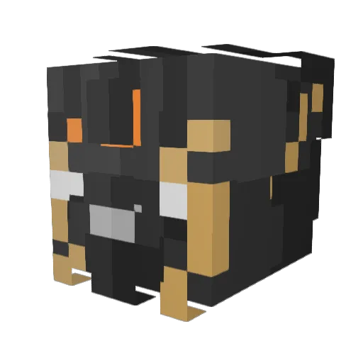 lucas2418 Minecraft avatar head, 3D render