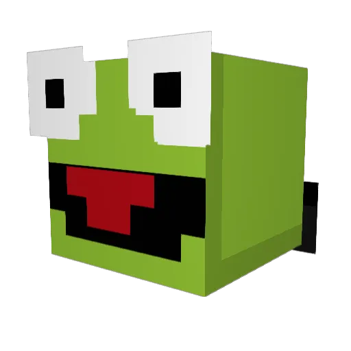 lucas4017 Minecraft avatar head, 3D render