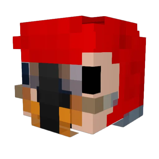 lucas77999 Minecraft avatar head, 3D render