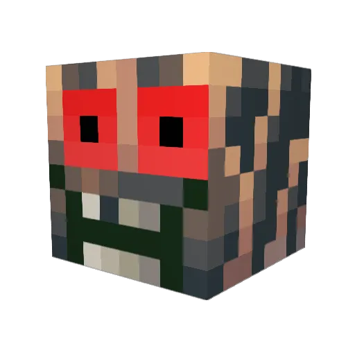 lucas92i Minecraft avatar head, 3D render