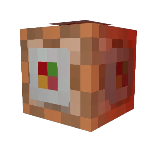 lucasWWD Minecraft avatar head, 3D render