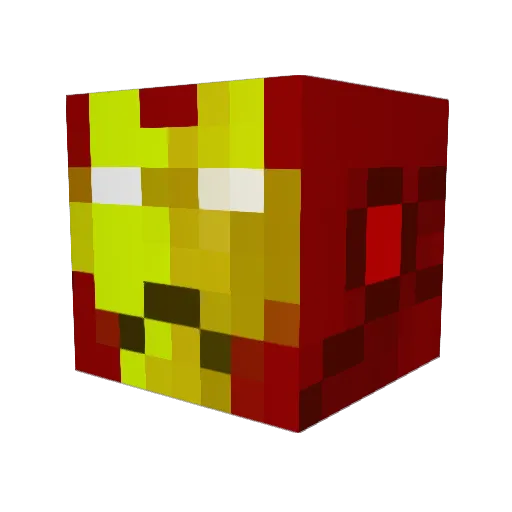 lucas_344 Minecraft avatar head, 3D render