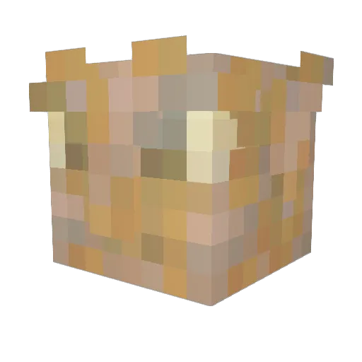 lucas_pippia Minecraft avatar head, 3D render