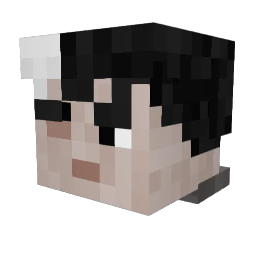 lucasaragao19 Minecraft avatar head, 3D render