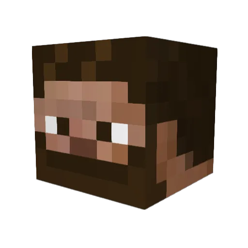 lucashyland Minecraft avatar head, 3D render