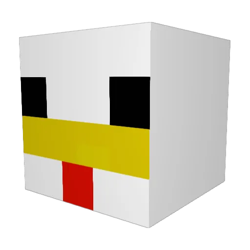 lucasjones2012 Minecraft avatar head, 3D render