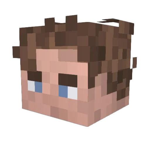 lucaskingen08 Minecraft avatar head, 3D render
