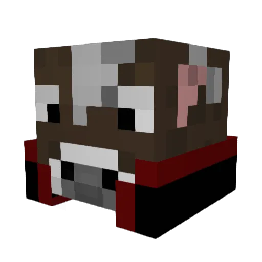 lucasoff1 Minecraft avatar head, 3D render