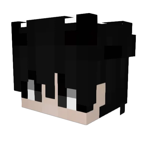 lucaspoletto Minecraft avatar head, 3D render