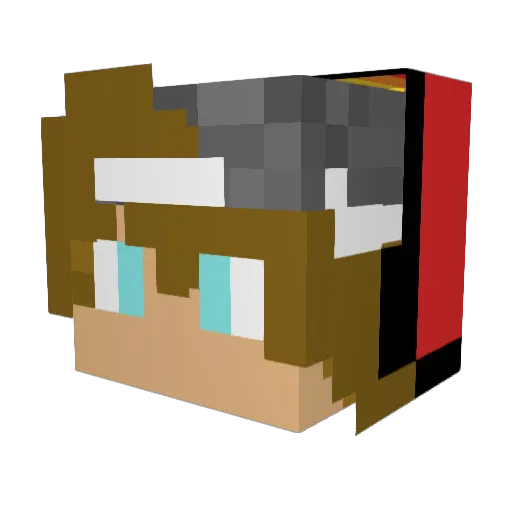 lucass845 Minecraft avatar head, 3D render