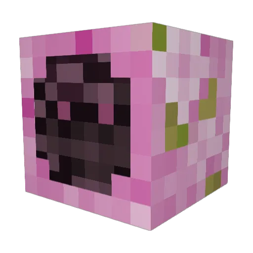 lucassette Minecraft avatar head, 3D render