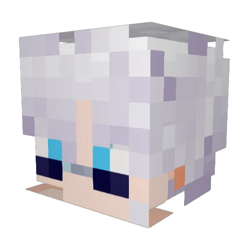 lucassuperman1 Minecraft avatar head, 3D render