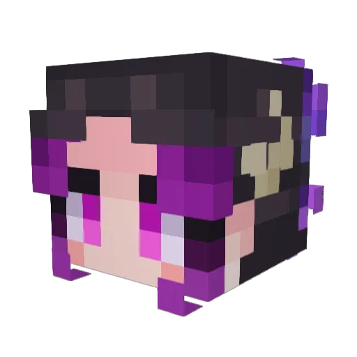 lucastitch Minecraft avatar head, 3D render