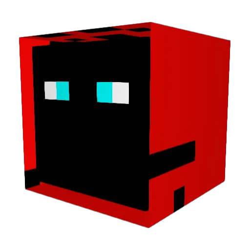 lucaswhateats Minecraft avatar head, 3D render