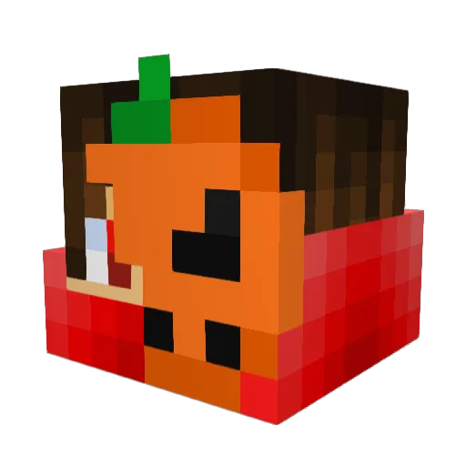 lucasyh Minecraft avatar head, 3D render
